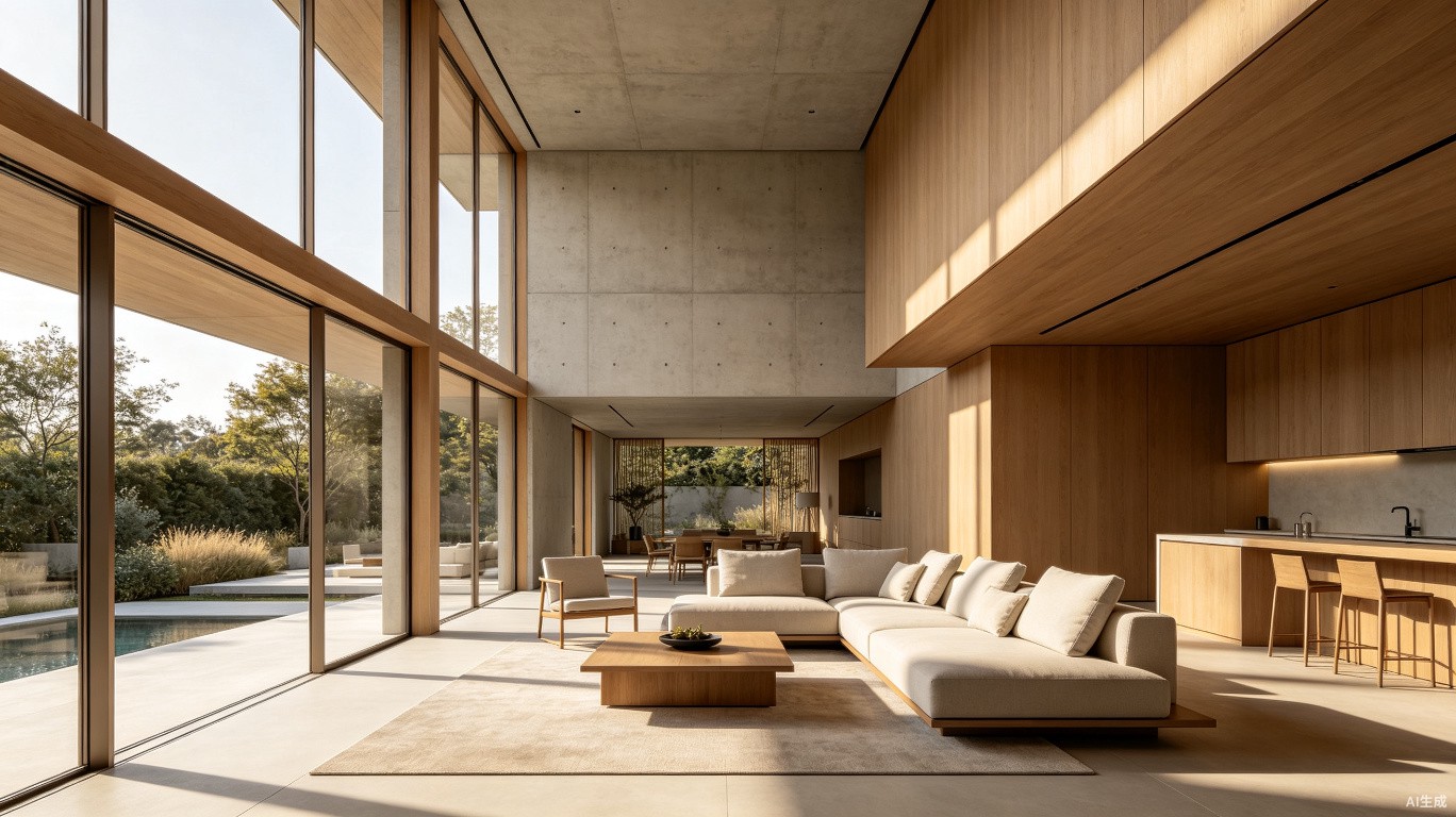 Modern villa interior
